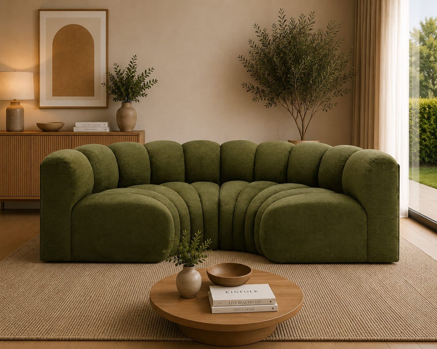Sofa modułowa Mio Wave – nowoczesna forma inspirowana płynnymi liniami